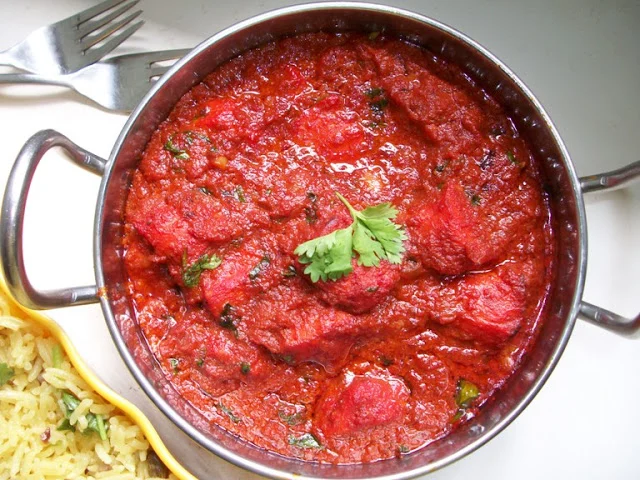 Chicken Tikka Masala at Red Chilli Indian Restaurant Corfu